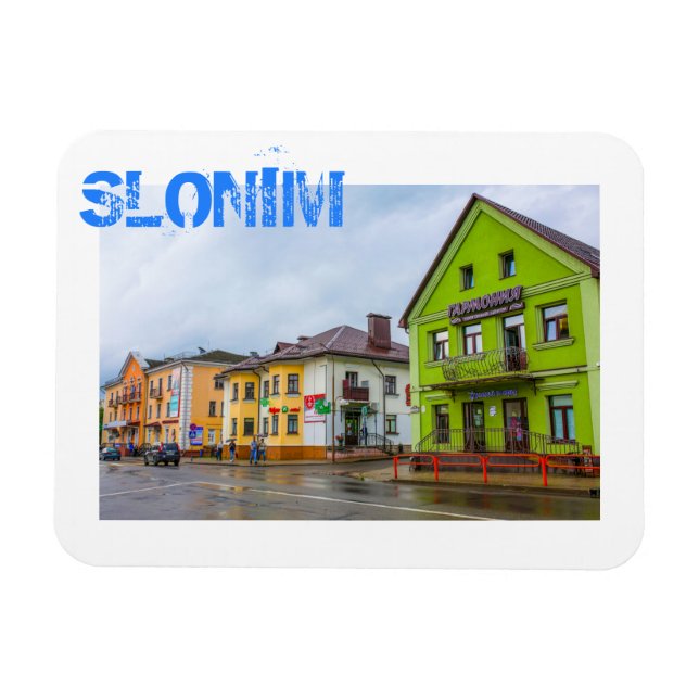 Ímã Arquitetura de visualização de cidade de Belarus S (Horizontal)