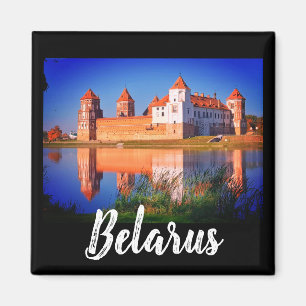 Imã Arquitetura do Castelo de Mir na Bielorrússia Ímã