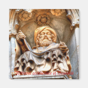 Imã Arquitetura medieval do lugar grande em Bruxelas