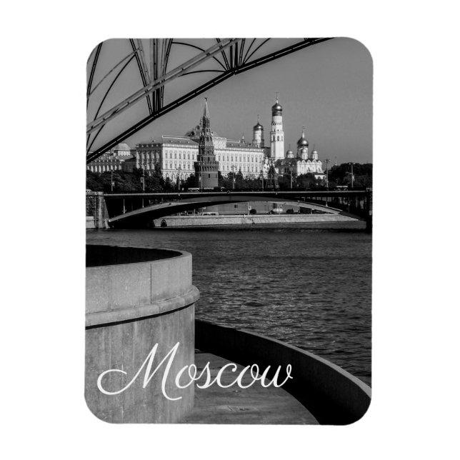 Ímã Arquitetura Paisagística da Cidade de Moscou, Krem (Vertical)