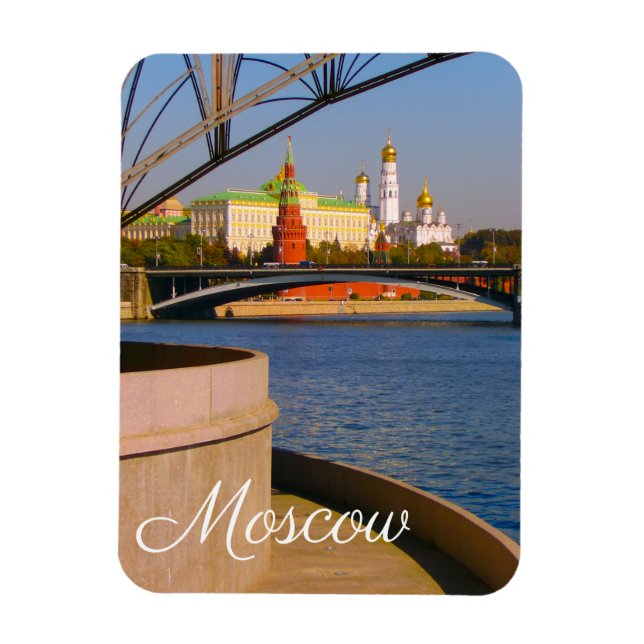 Ímã Arquitetura Paisagística da Cidade de Moscou, Krem (Vertical)