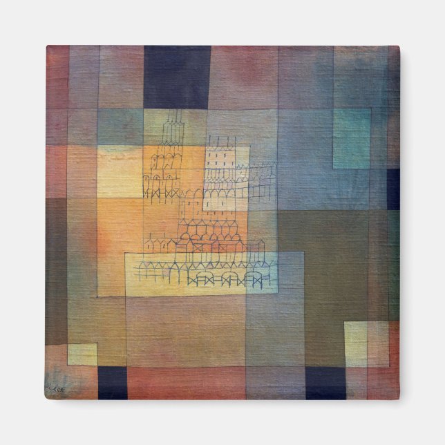 Imã Arquitetura Polifônica (1930) pintando Paul Klee (Frente)