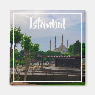 Imã Arquitetura Turca de Istambul Cityscape Street