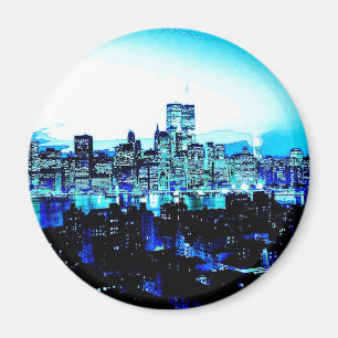 Imã Arranha-céus da Nova Iorque na noite