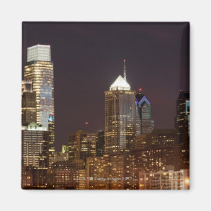 Imã Arranha-céus modernos do centro de Philadelphfia