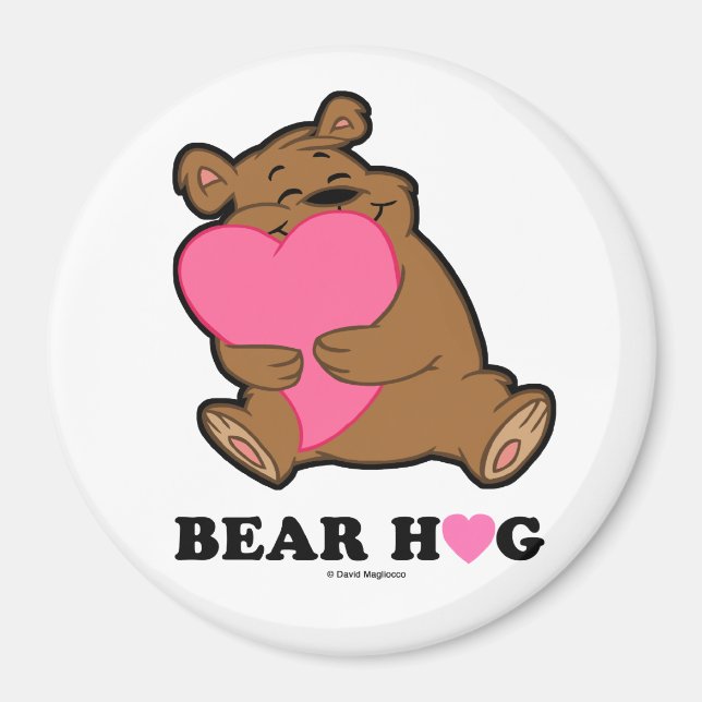 Imã Arranhões De Abraço De Urso (Frente)