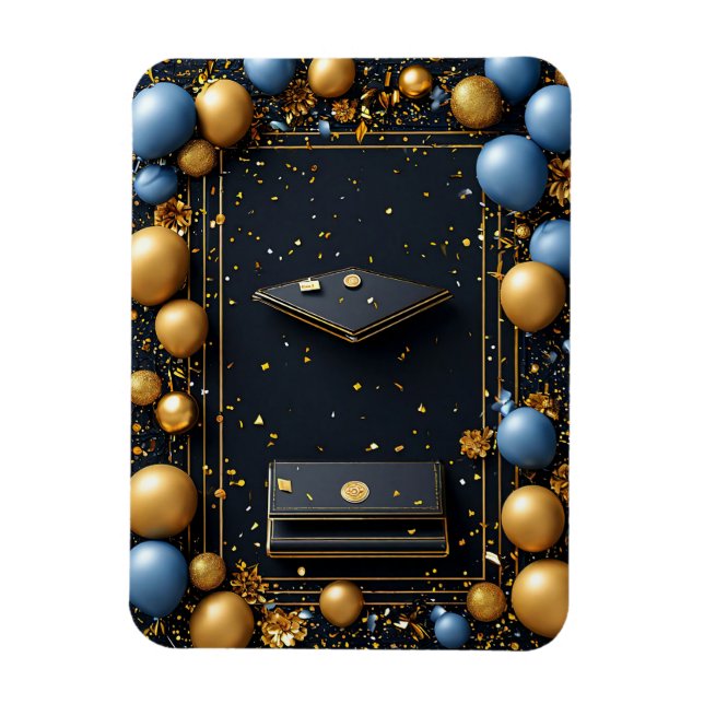 Ímã Arranjo Decorativo de Formatura (Vertical)