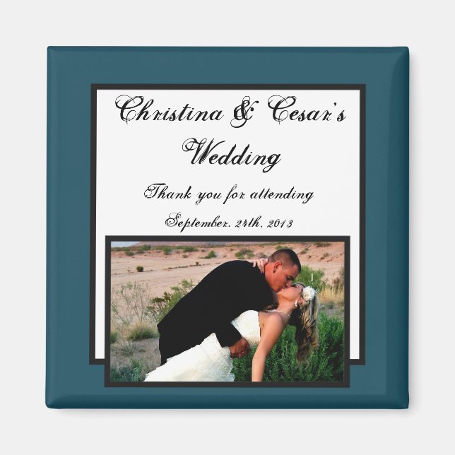 Imã Arranque de 2"x2" Magnet Western Blue Cowboy Boot (Frente)