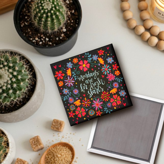 Imã Arranque fresco do ímã de inspirividade floral de  (Criador carregado)