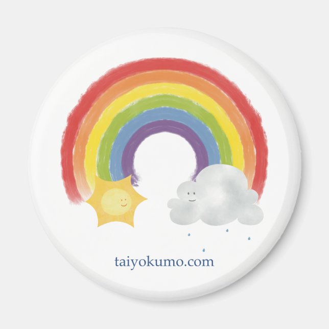 Imã Arredondar o arco-íris (Frente)