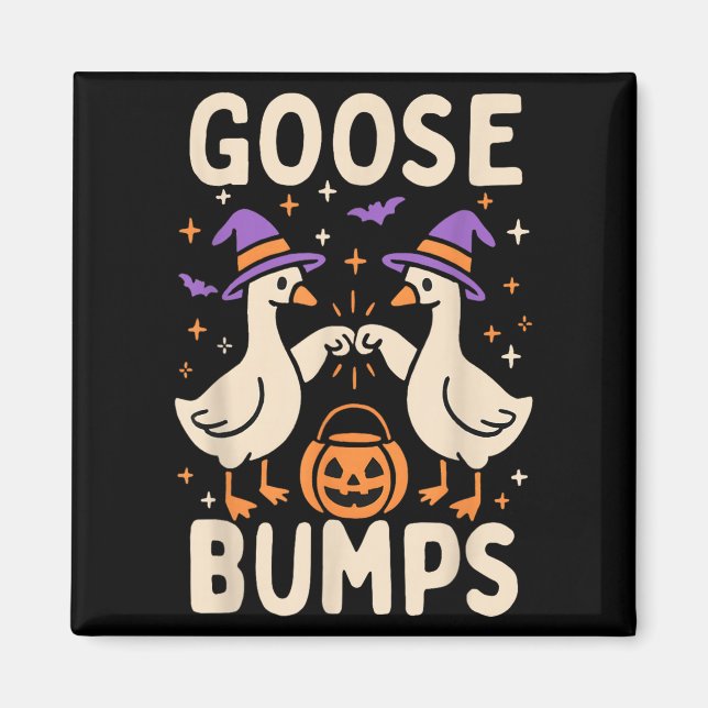 Imã Arrepios Goosebumps Halloween Meme Boba Divertida  (Frente)