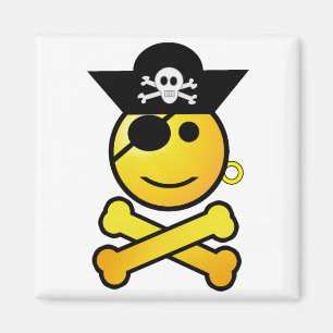 Imã ARRGH - Pirata Emoticon Sorridente