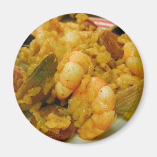 Imã Arroz das salsichas dos moluscos do camarão do