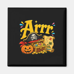 Imã Arrr pirata engraçado halloween chapéu de pirata a