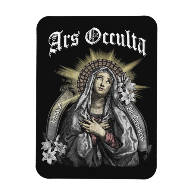 Ímã Ars Occulta - Design gótico (Vertical)