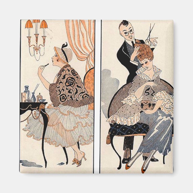 Imã Art Deco Beauty (Frente)