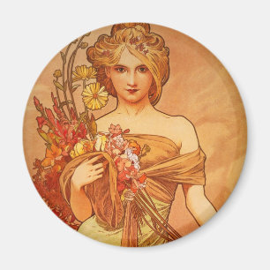 Imã Art deco de Alphonse Mucha