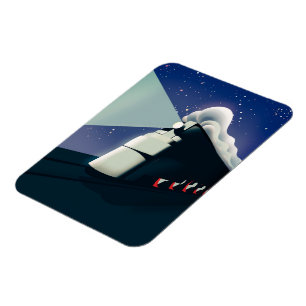 Ímã Art Deco Locomotive