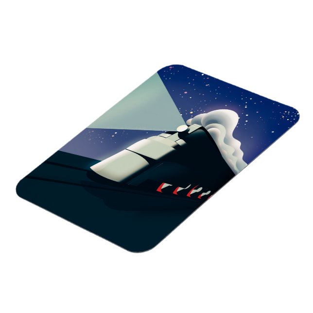 Ímã Art Deco Locomotive (Left Side)