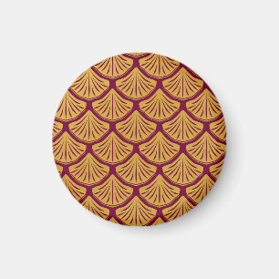 Imã Art Deco Scales da Sereia - Magenta