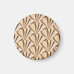 Imã Art Deco Scales: Glamor geométrico do Ouro