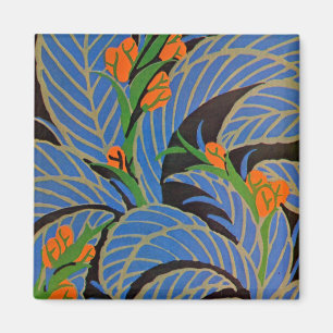 Imã Art Deco Tropical Night - Magnet