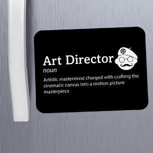Ímã Art Diretor Definition - Film Artist 3" x 4" Flex