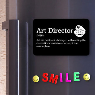 Ímã Art Diretor Definition - Film Crew 4" x 6" Flex