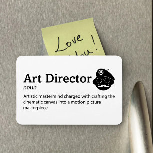 Ímã Art Diretor Definition - Set Life 4" x 6" Flex