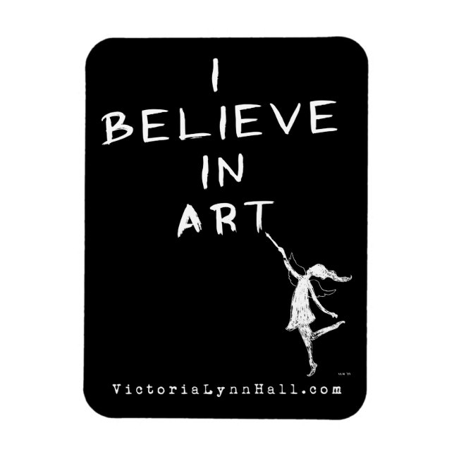 Ímã Art Fairy: Eu Acredito No Valor Do Promocional De  (Vertical)