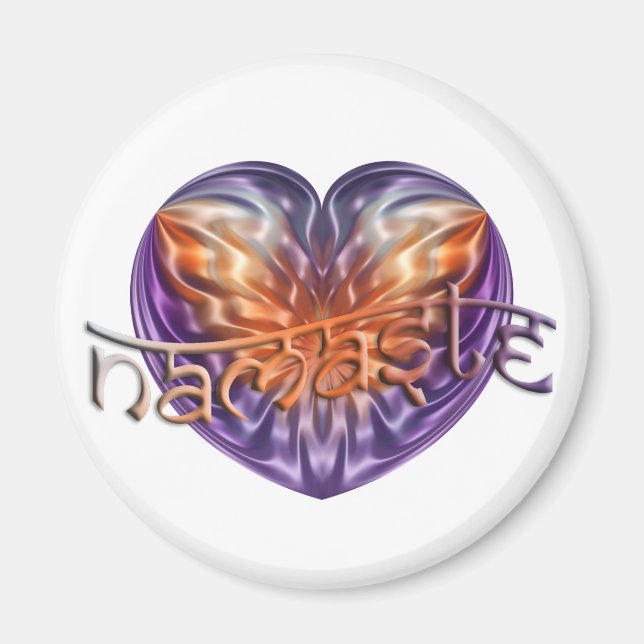 Imã ART Heart NAMASTE (Frente)