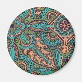 Imã Art nouveau abstrato padrão criador