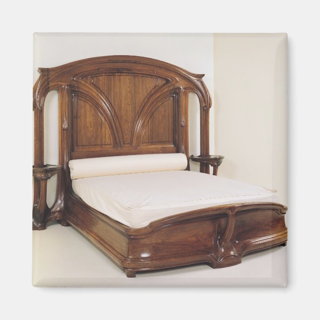 Imã Art Nouveau bed, 1900 (Frente)