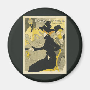 Imã Art Nouveau, Divã Japonês por Toulouse Lautrec