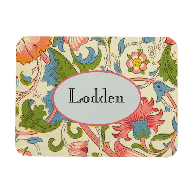 Ímã Art nouveau lodden pattern - William Morris (Horizontal)