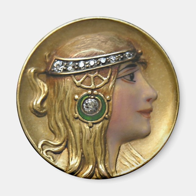 Imã Art Nouveau Medallion (Frente)