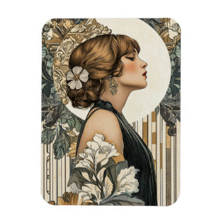 Ímã Art Nouveau Mulher