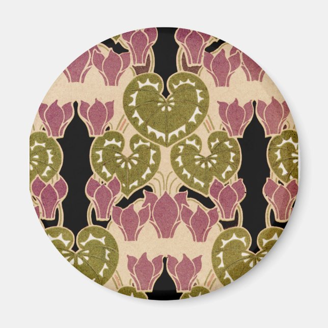 Imã Art Nouveau padrão nº 4 (Frente)