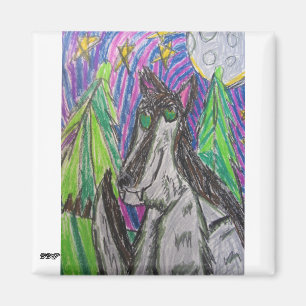Imã arte 1 do lobo
