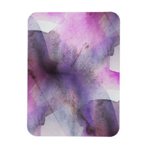Ímã arte abstracta sem emenda do roxo do cubism