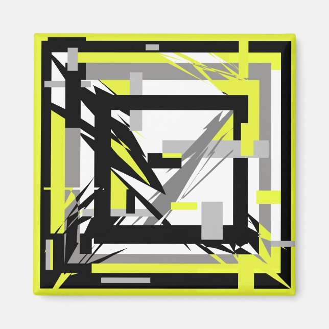 Imã Arte abstrata (Frente)