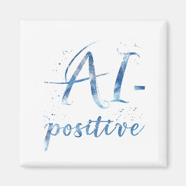 Imã Arte AI-Positive Text