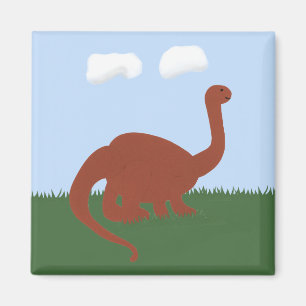 Imã Arte animada de dinossauro