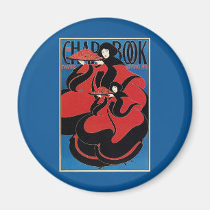 Imã Arte Antiga Chap Book de Ação de Graças em estilo 