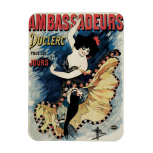 Ímã Arte Antiga Dançarina de Flamenco Nouveau, Ambassa