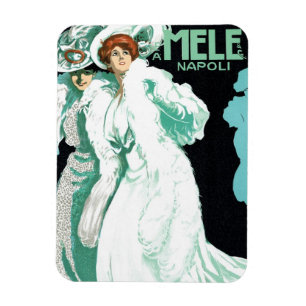 Ímã Arte Antiga Modernista, Moda Italiana, Mulheres El
