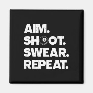 Imã Arte Billiard Engraçada Para Homens Mulheres Jogad