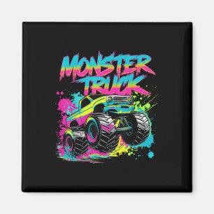 Imã Arte Colorida de Grafite de Caminhão Monstro