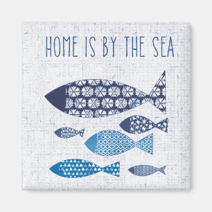Imã Arte Costeira  O Lar é Pelo Mar