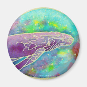 Imã Arte da baleia de Humpback do Batik